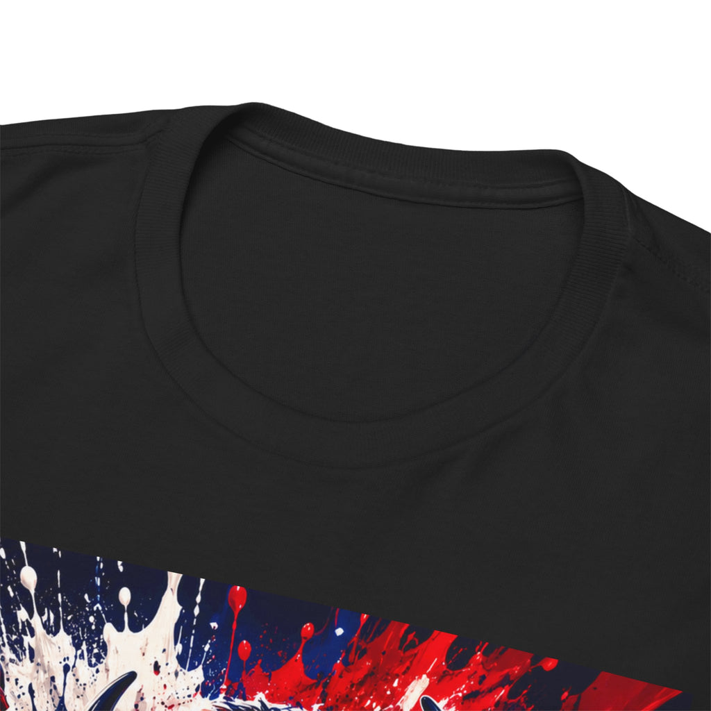 Howard University Buffalo Spirit Tee — HU Bison Red & Blue Campus Shirt