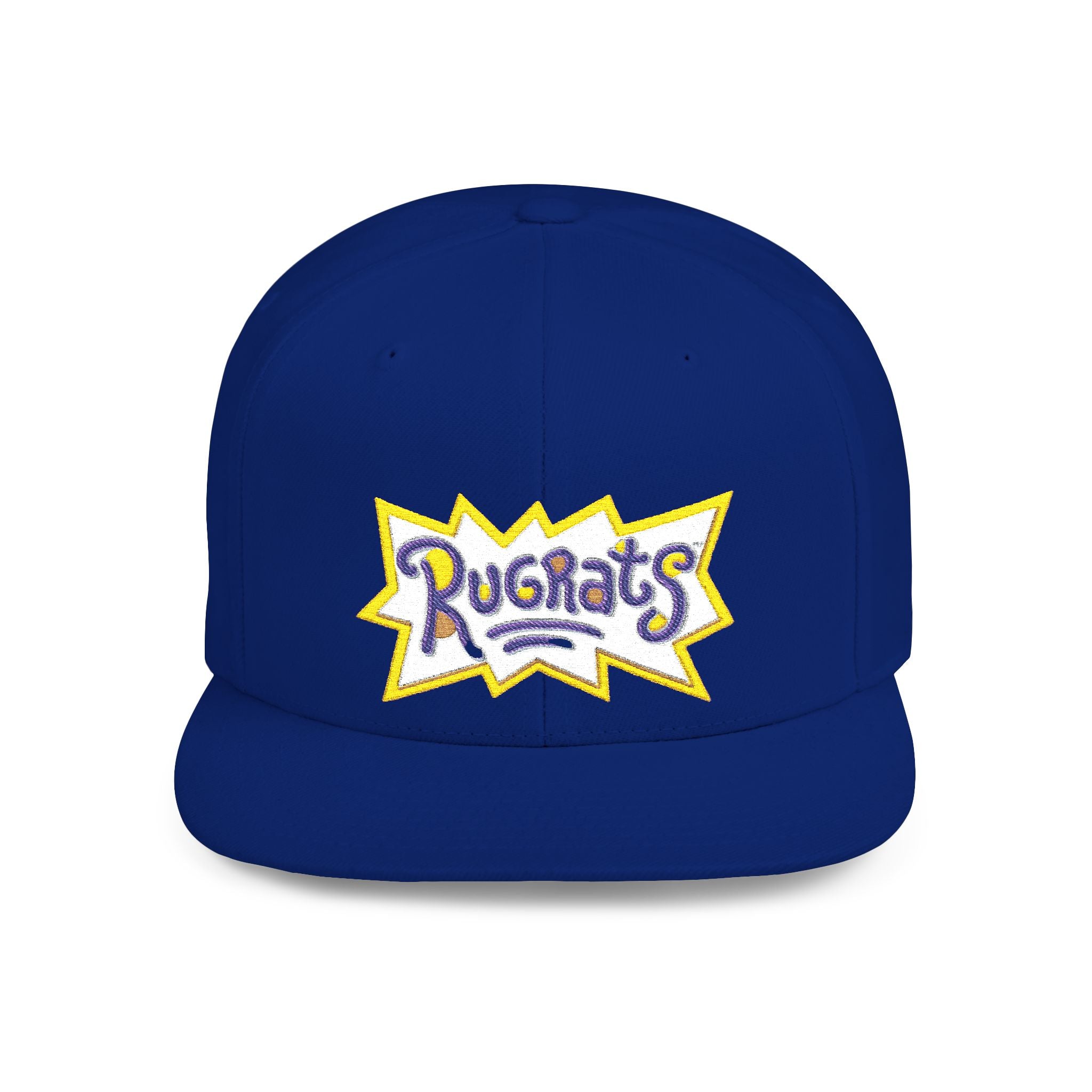 Snapback Hat — Retro 'Rugrats' Logo Flat Bill Cap