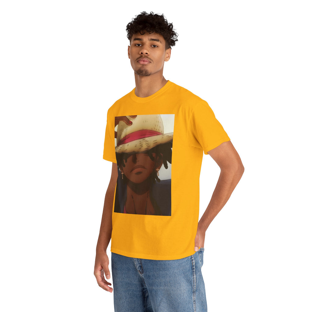 One Piece Luffy Straw Hat T‑Shirt — Anime Pirate Crew Graphic Tee