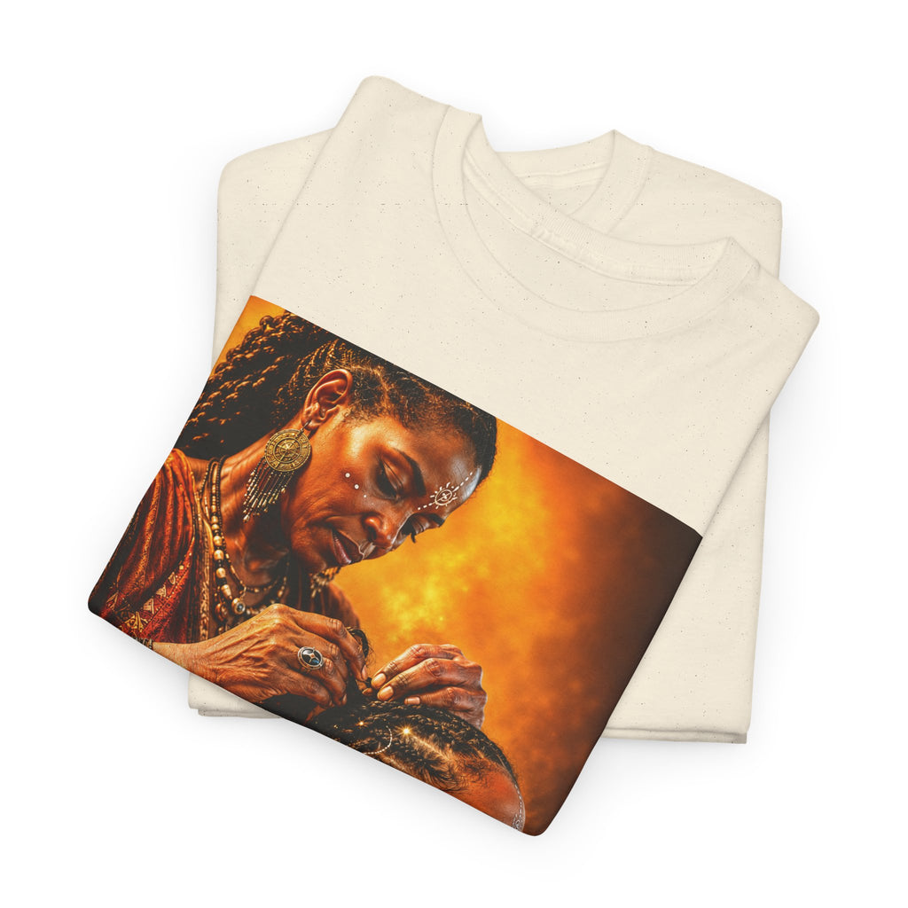 Afrocentric Braiding Tee – "This Is Not A Phase" Empowerment Graphic T-Shirt