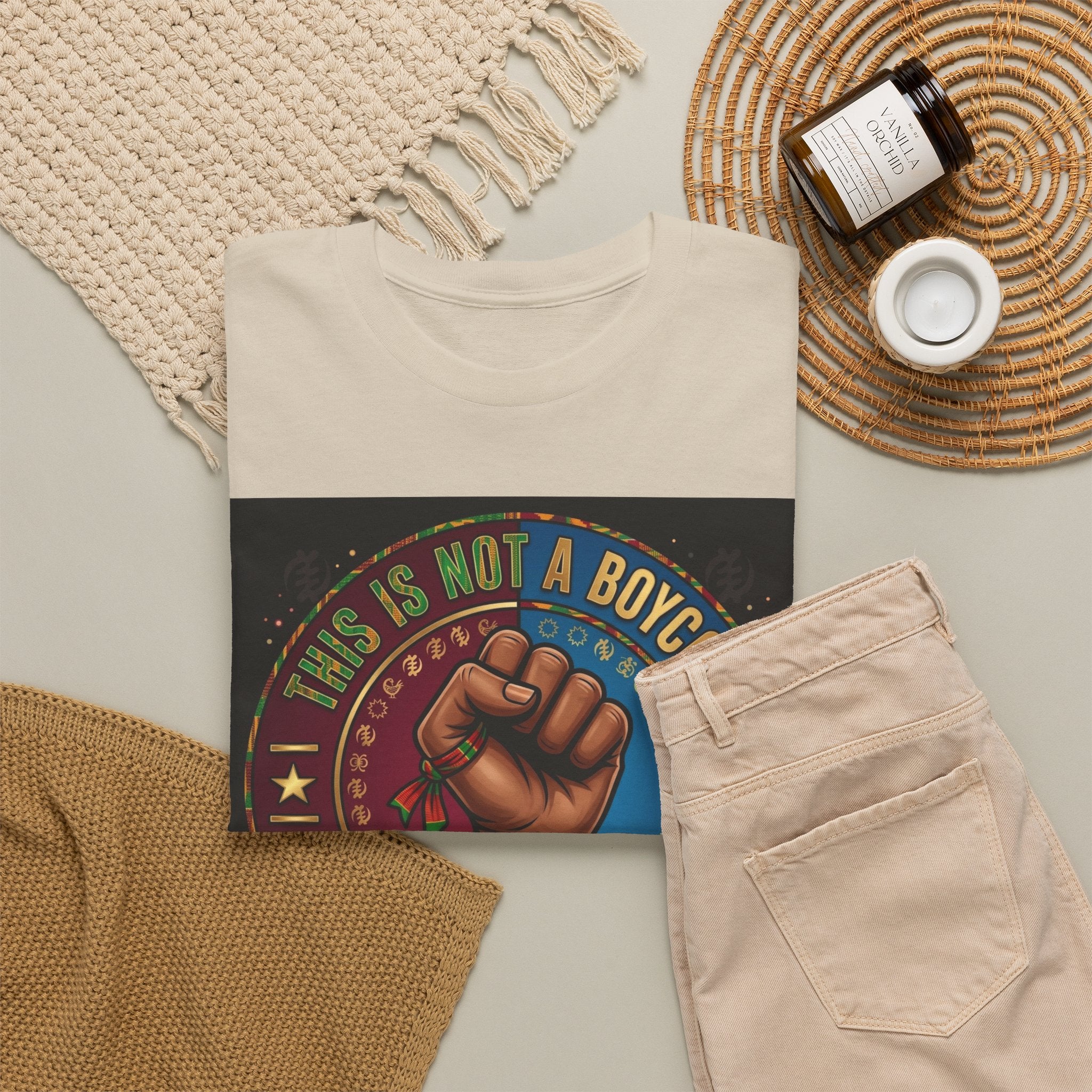 Political Activist Tee — "This Is Not a Boycott, This Is a Wealth Transfer" Fist Graphic Shirt