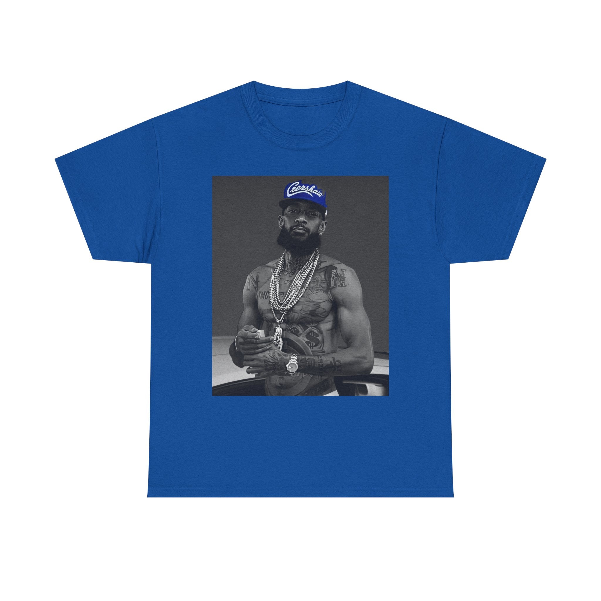 Iconic Rap Legend Photo Tee — Los Angeles Cap Graphic