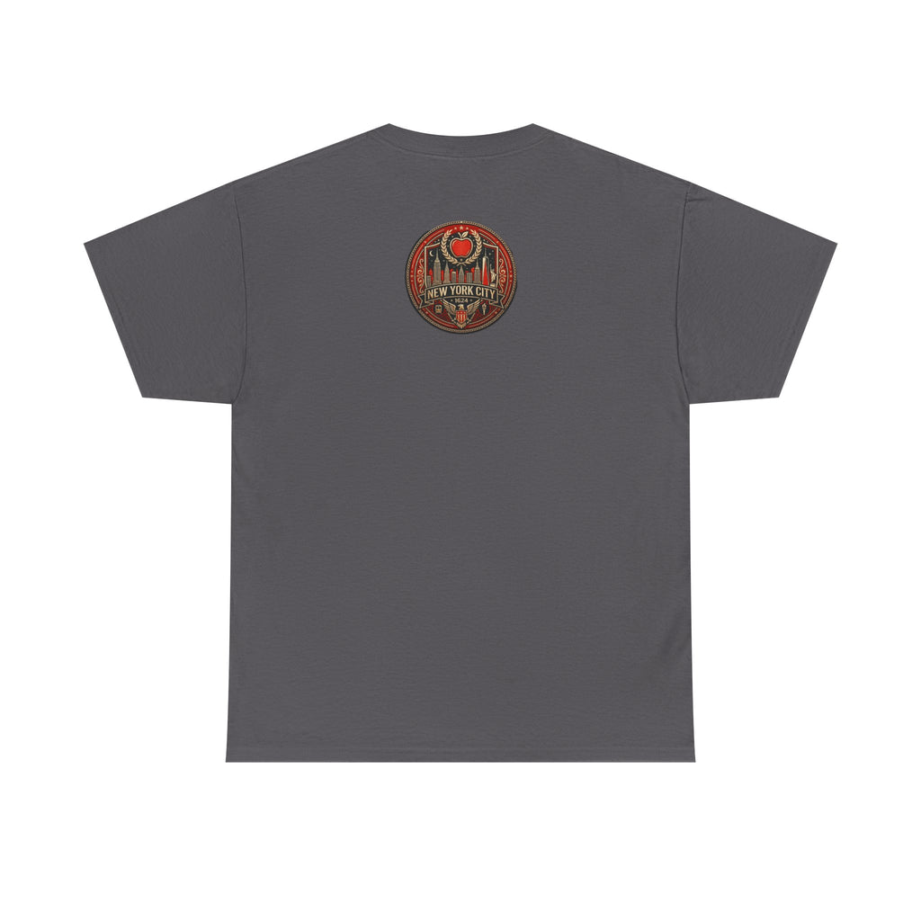 Vintage Crown Portrait Tee — Retro Hip-Hop Photo Graphic T-Shirt