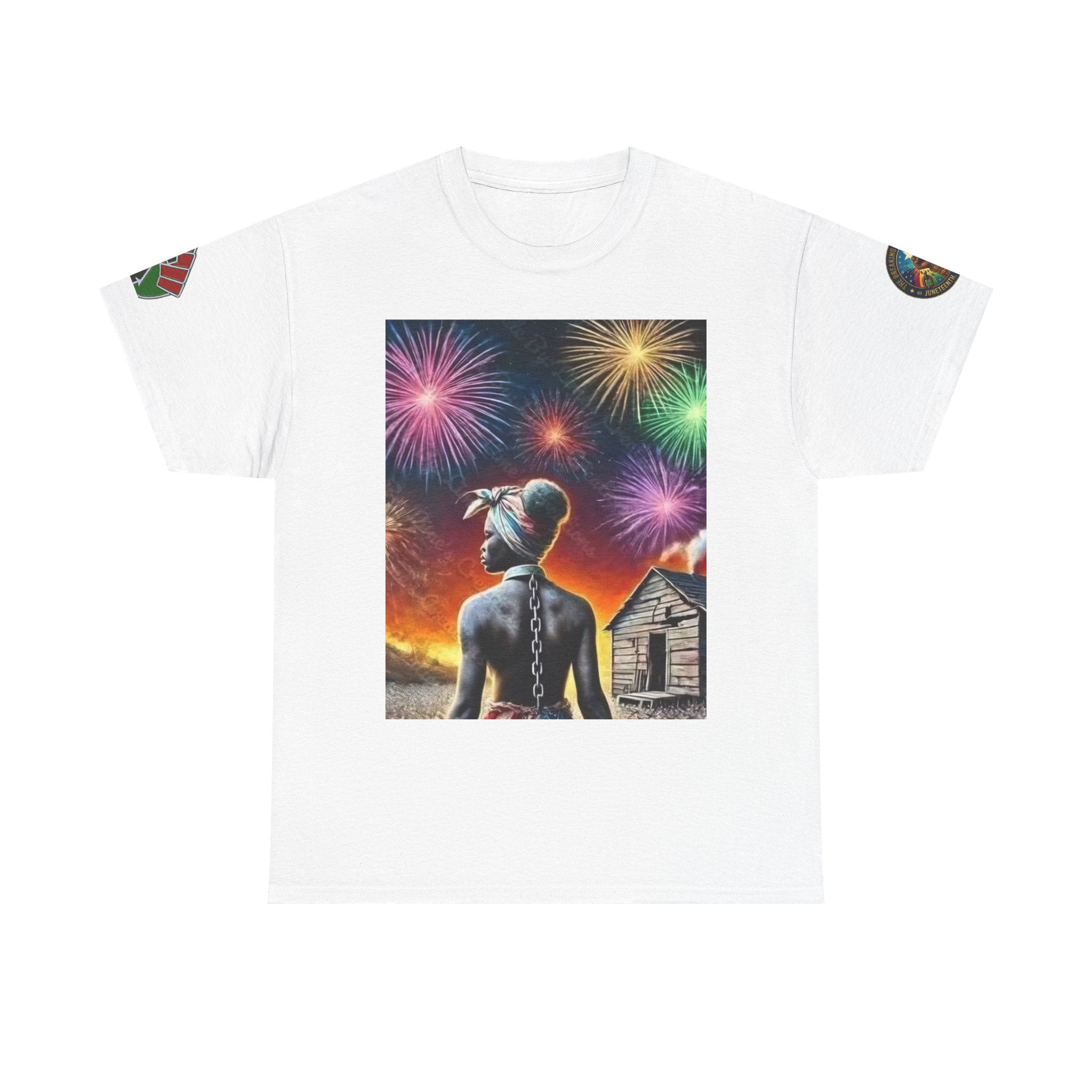 Freedom Isn’t Free Tee — Patriotic Fireworks Soldier Graphic T-Shirt