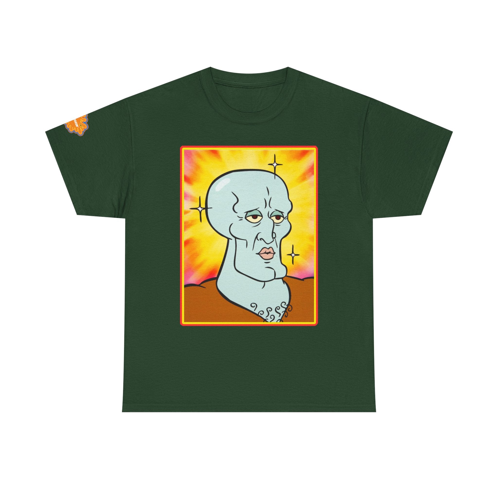 Handsome Squidward Portrait T‑Shirt — Retro Nickelodeon Graphic Tee