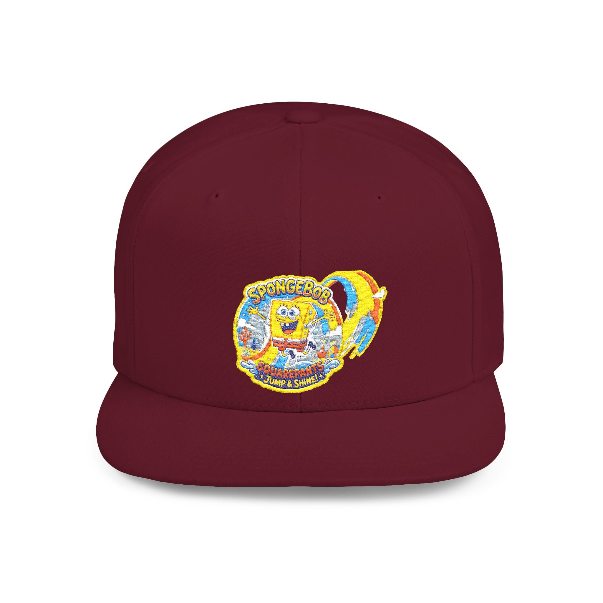 SpongeBob 'Jump & Shine' Royal Blue Flat Bill Snapback