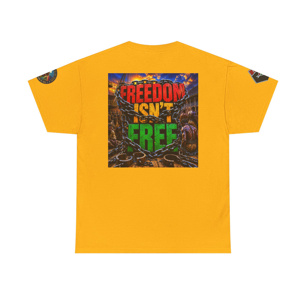 Freedom Isn’t Free Tee — Patriotic Fireworks Soldier Graphic T-Shirt