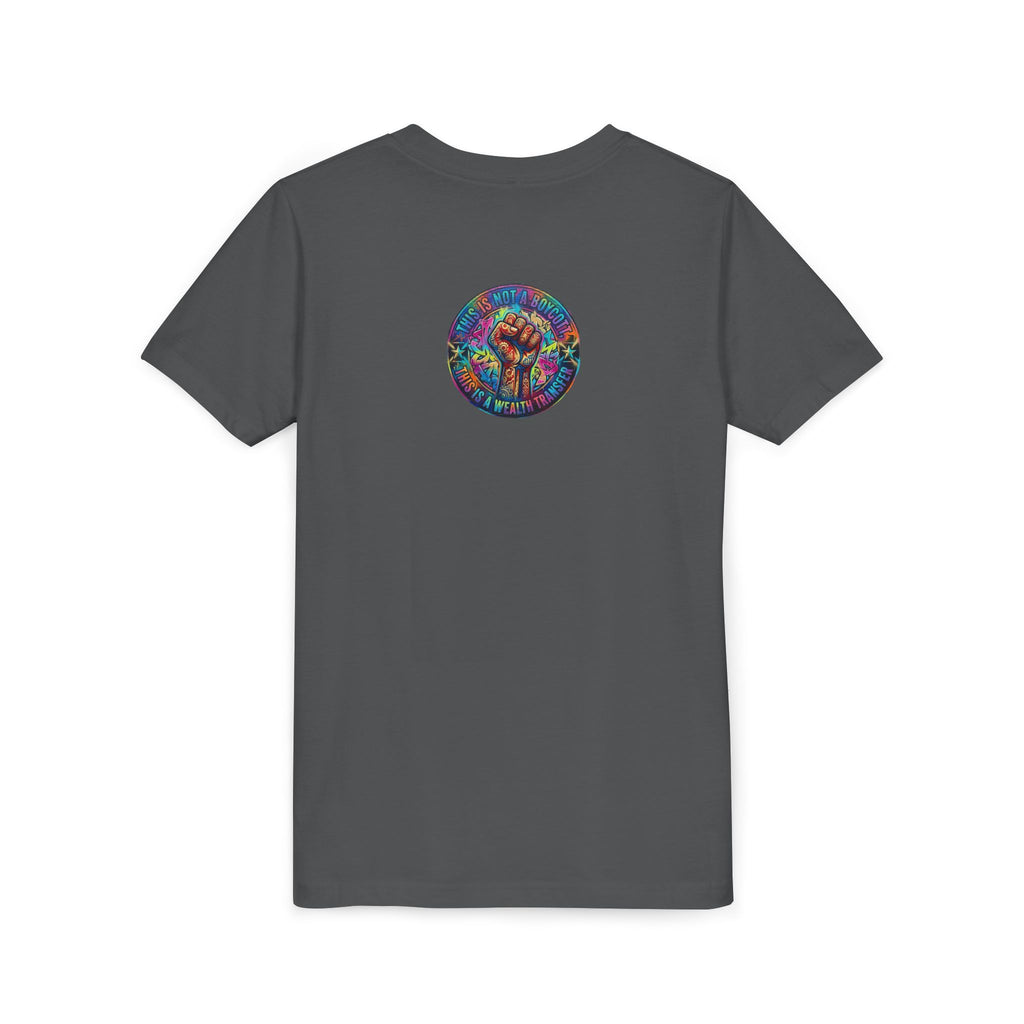 Kids Gaming Tee — Neon Rainbow Portal Gamer Shirt
