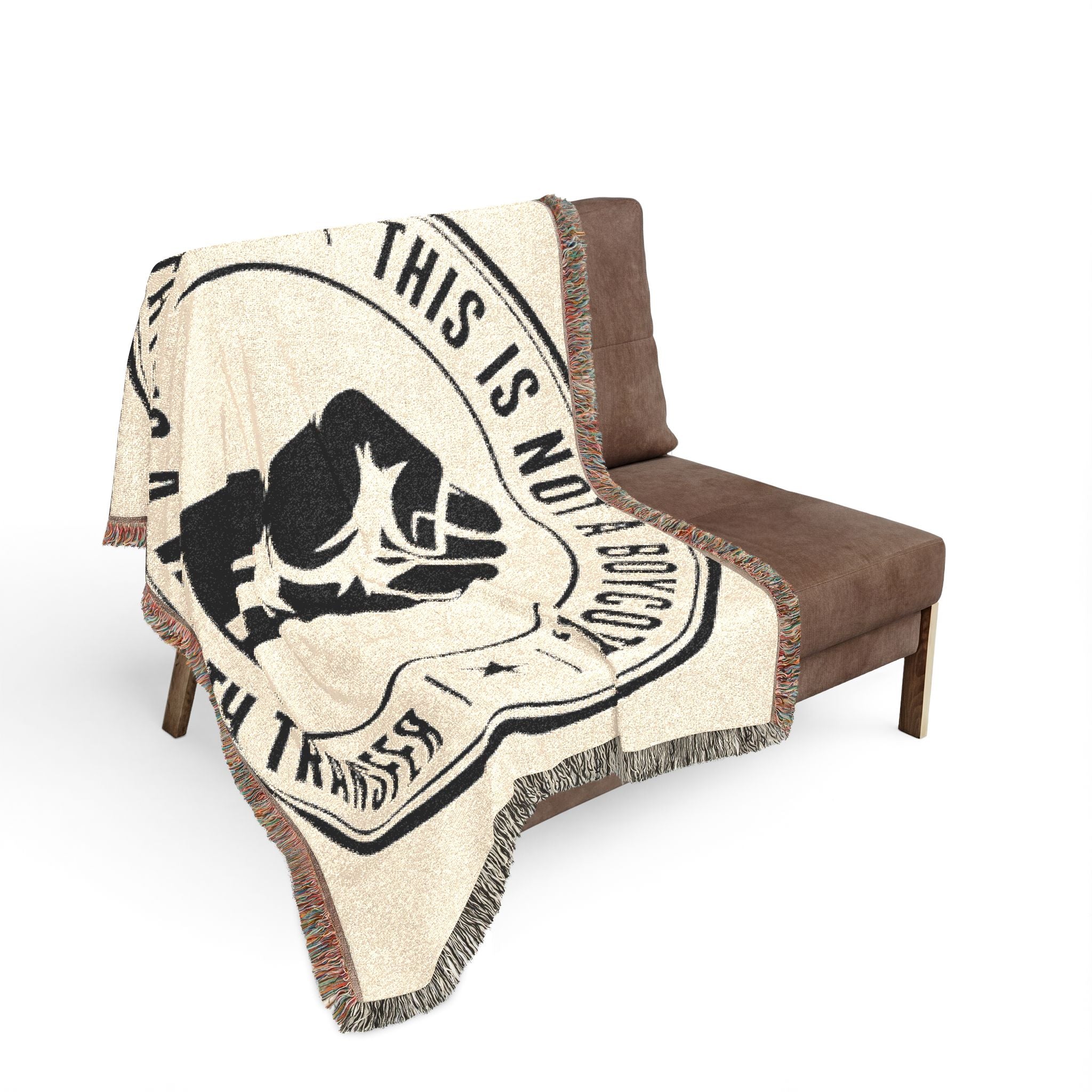 Copy of Woven Blanket — "This Is Not A Boycott, This Is A Wealth Transfer" Statement Throw
