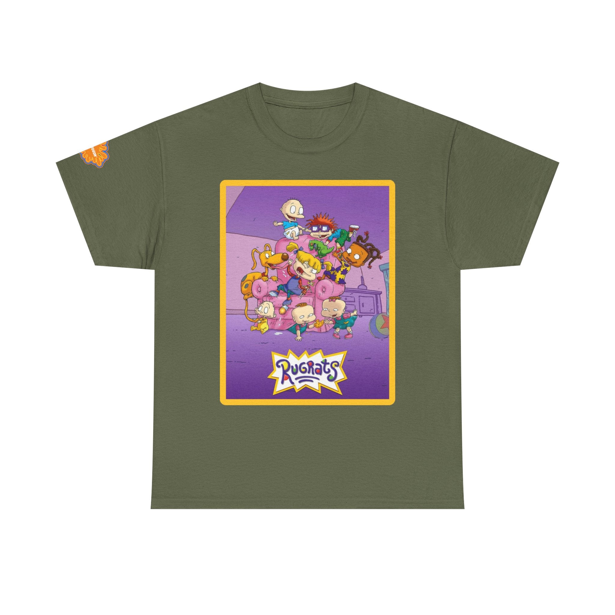 Rugrats Character Collage Tee — Retro Nickelodeon Kids Cartoon T-Shirt