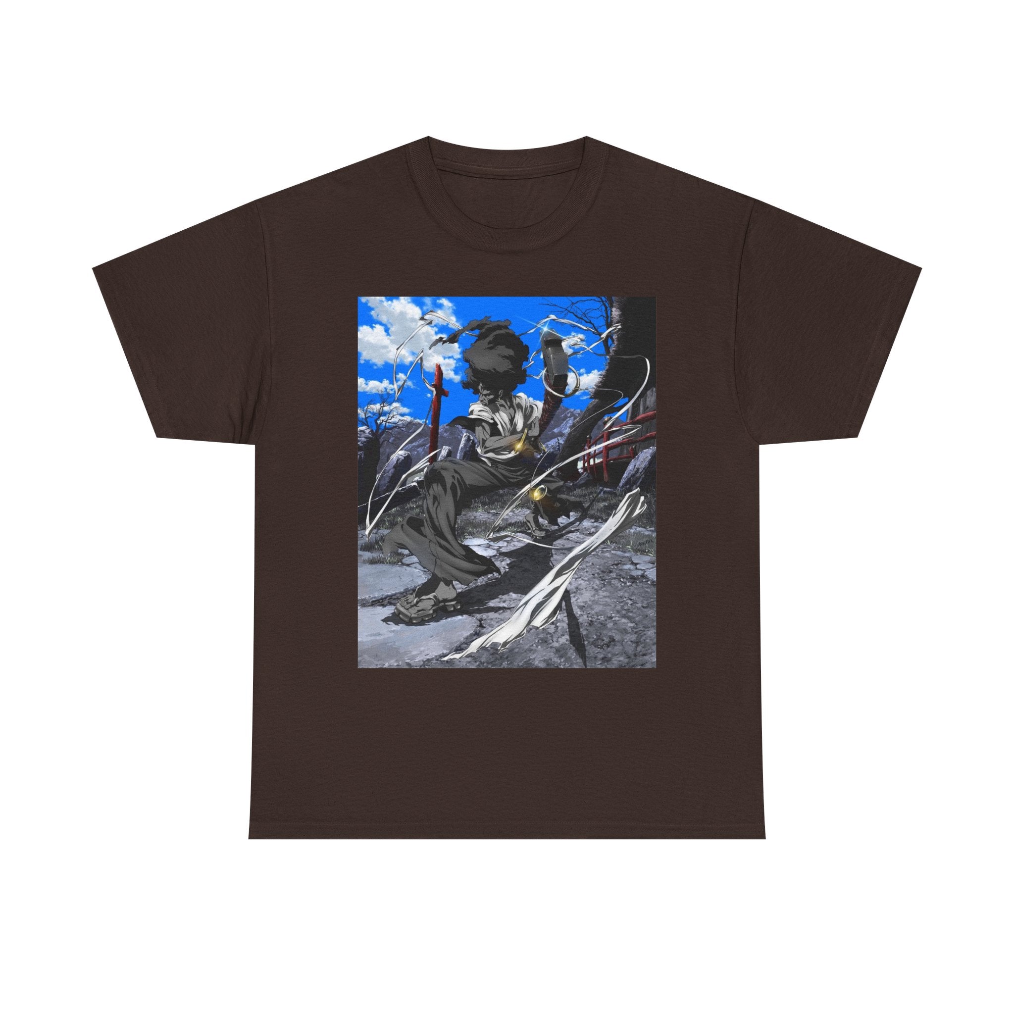 Afro Samurai Graphic Tee — Anime Streetwear T‑Shirt