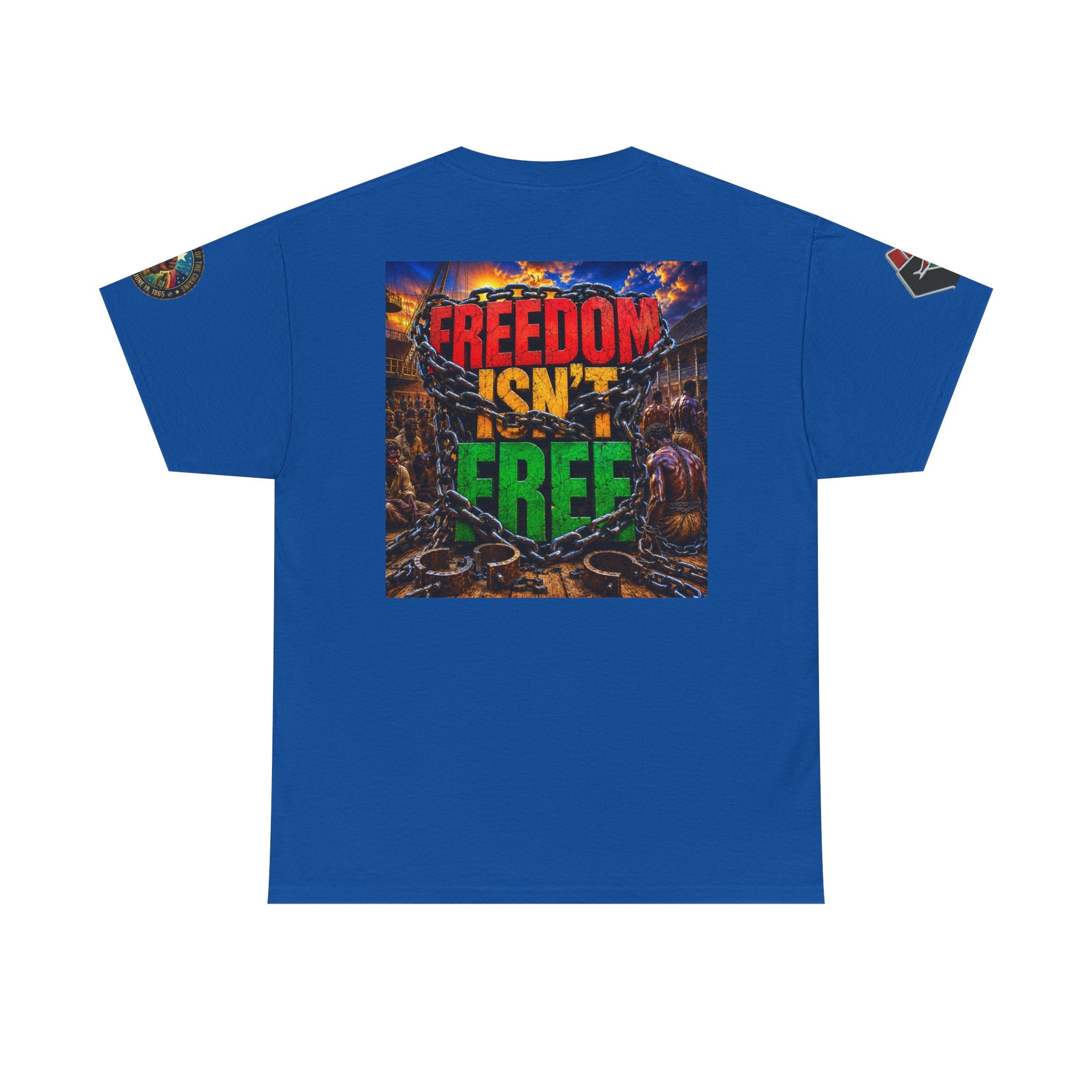 Freedom Isn’t Free Tee — Patriotic Fireworks Soldier Graphic T-Shirt