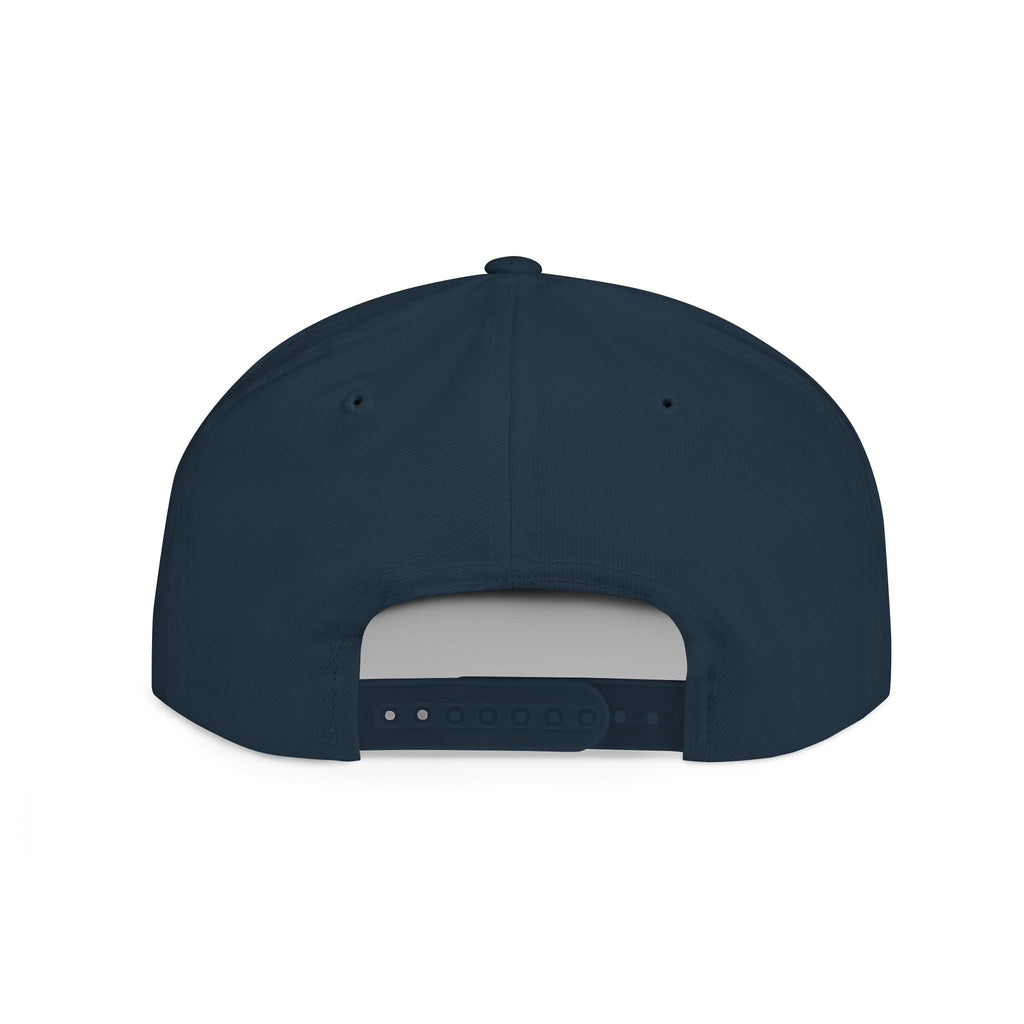 Copy of Reggae Vibes Flat Bill Snapback Hat — Colorful Rasta Music Patch