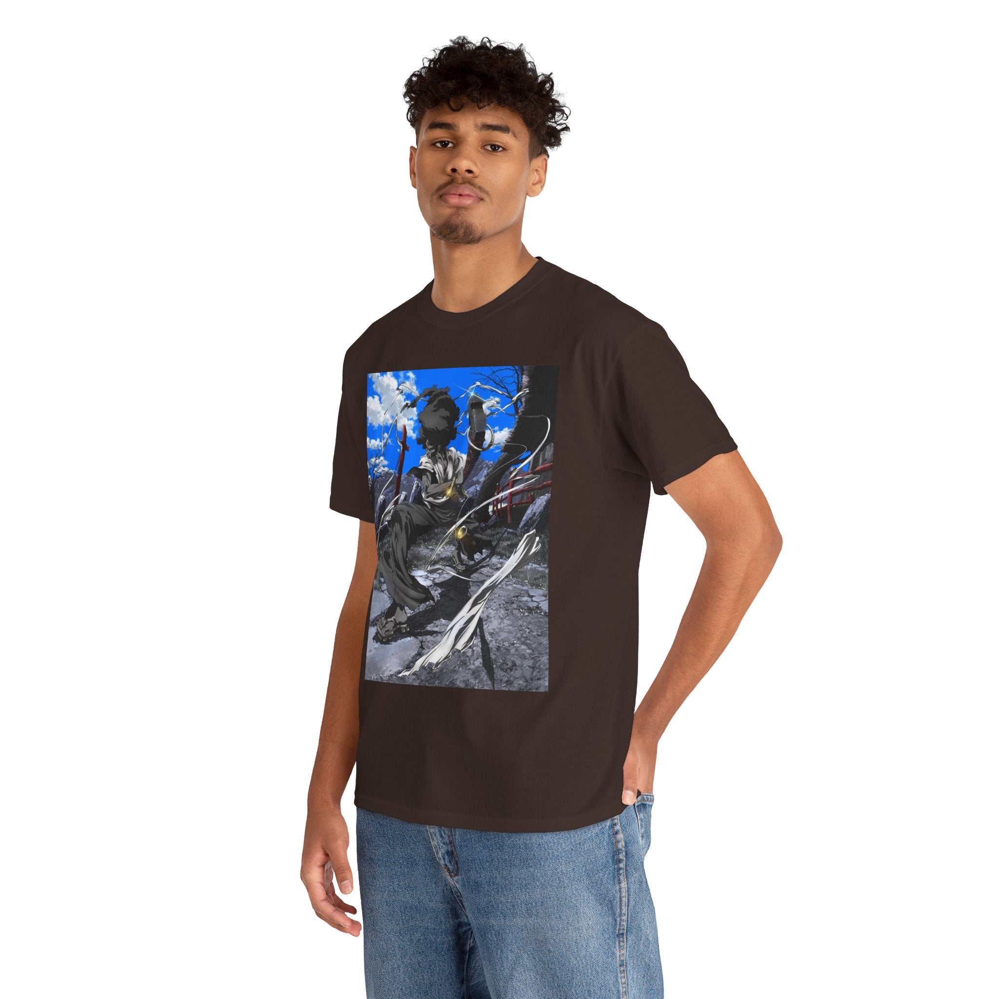 Afro Samurai Graphic Tee — Anime Streetwear T‑Shirt