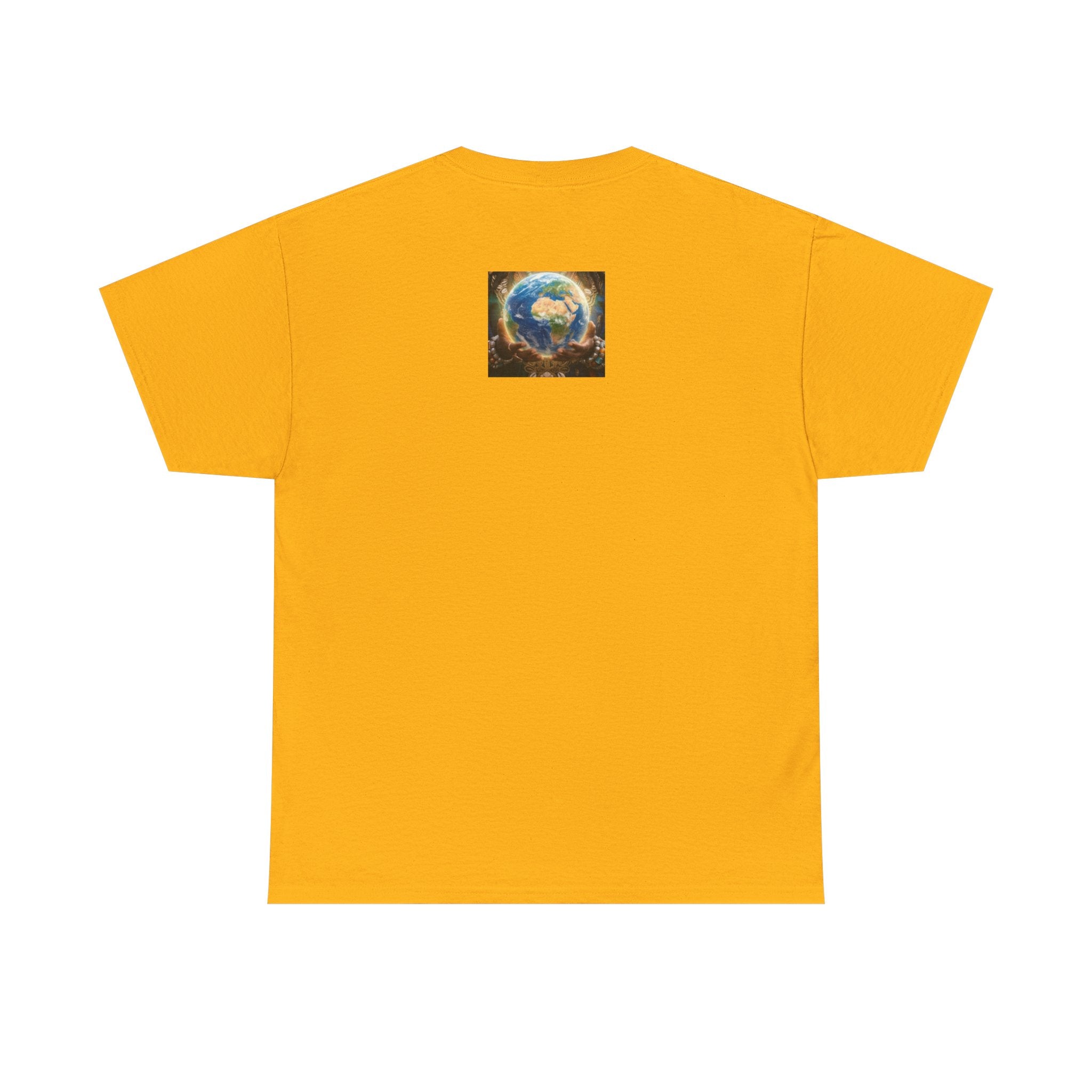 Cosmic Guardian Tee — Earth Mother Spiritual Graphic T-Shirt